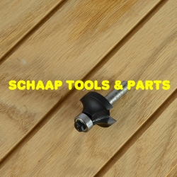 Afrondprofielfrees R  8,0mm HW-hardmetaal schacht 8mm met geleidelager | 24383-5-28780